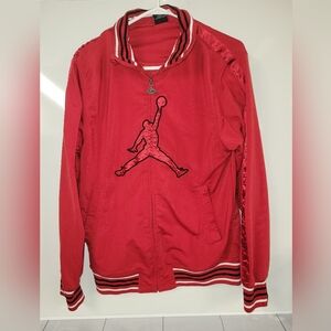 Jordan Zip Up Track Jacket NBA Shiny Dazzle Retro Athletic. Medium/L